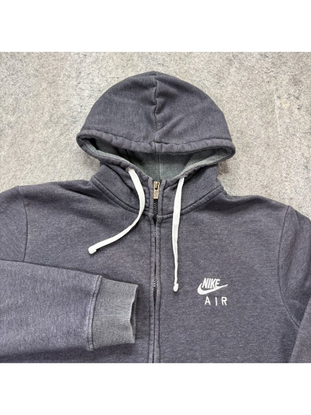 Nike Air Full Zip Hoodie Men S Blue Fleece Performance